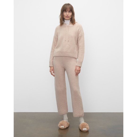 Club Monaco Pants - Club Monaco Boucle Lounge Pants - Pink - Size small